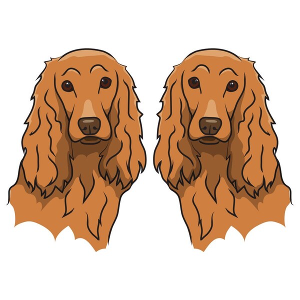 Signmission Cocker Spaniel Dog Decal, Dog Lover Decor Vinyl Sticker D-24-Cocker Spaniel - main